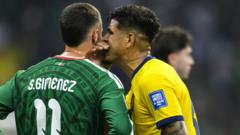 Hincapie becomes second player sent off for covering mouth