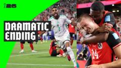 Algeria and Austria both qualify for last 32 after dramatic injury-time goals