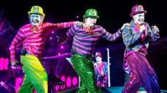 Take That tightrope walker says it's an 'honour' to perform with the group