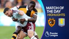 Aston Villa still winless after stalemate at Hull