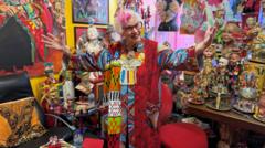 The 85-year-old living in her own art installation