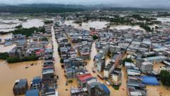 'The water just came so fast': Typhoon triggers floods and rare tornadoes in China