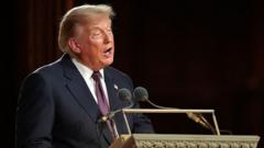 Watch: Trump delivers eulogy honouring Lindsey Graham
