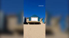 This beach hut costs the same as a three-bedroom house