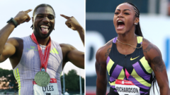 USA's Lyles wins 100m in world-leading 9.79 seconds