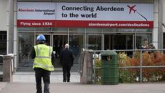 Security staff to go on strike at Aberdeen Airport