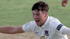 Sussex's Crocombe takes second hat-trick in eight days