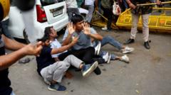 Why are thousands of people protesting in Delhi?