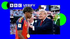 Misleading posts about Trump at World Cup final viewed by millions