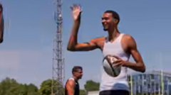 NBA star Wembanyama trains with French rugby club