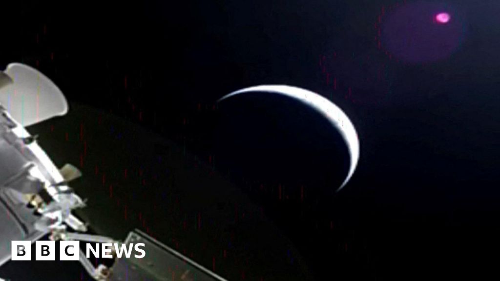 Artemis II leaves Earth's orbit on track for far side of the Moon