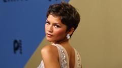 In pictures: Stars on red carpet at Emmy Awards in LA
