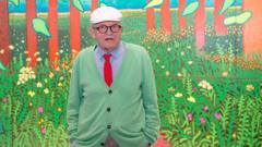 David Hockney's life in pictures: From swimming pools to celebrity portraits