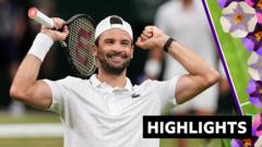 Dimitrov's Wimbledon dream continues after classic against Berrettini