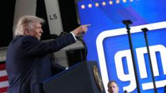 Trump defends tariffs in hard-hit Michigan as Canada tax hike looms