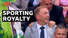 Sporting superstars pack the royal box at Wimbledon