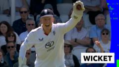'He's delighted!' - Fisher strikes early on Test return