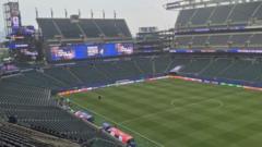 Gates open after bad weather affects France-Iraq tie