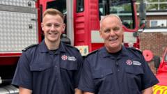 'Adrenaline got us through New Forest wildfire'