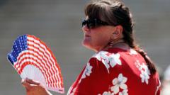 Record-breaking temps in US as 4th July holiday begins