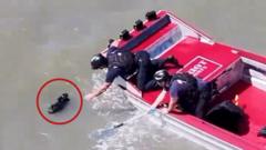 Watch rescuers save missing dog from San Francisco Bay