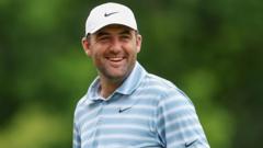 Scheffler fires 60 to take Travelers Championship lead