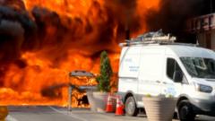 Watch: 'Everybody back up!' Moment car explodes in NYC