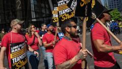 New York rail commuter chaos may be averted as unions and management head to mediation