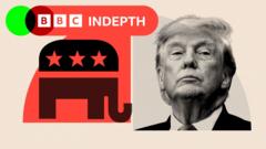 The Republican candidates walking a Trump tightrope