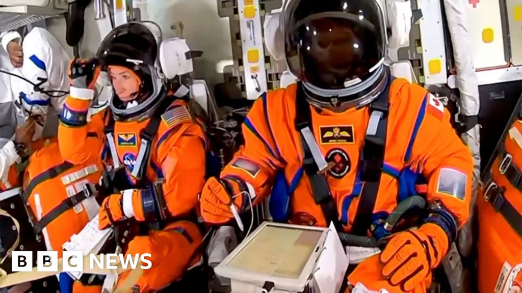 'We go for all humanity' - emotional moment as Artemis II blasts off