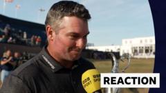 'Everything was shaking' - Fox on putt that won him The Open