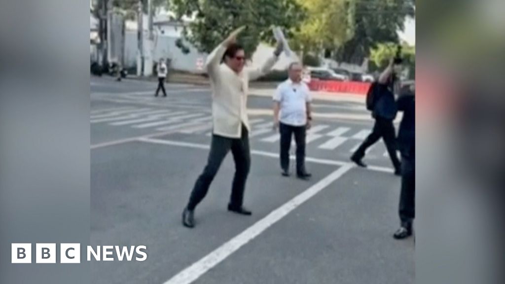 Bongbong Marcos fights ill-health rumours with star jumps