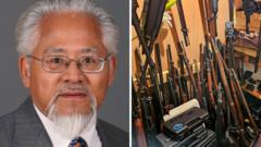 Ex-Canada MP arrested after police seize 439 guns and antique cannon from his home