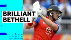 'Sixes all around the ground!' - Bethell at his best in England win