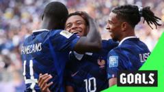 Mbappe scores twice against Sweden for France