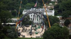 White House erects UFC cage ahead of US 250th anniversary celebrations