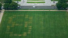 Police investigate '8647' written in grass on US national mall