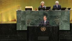 Watch: Key moments from Andy Burnham's first UN speech