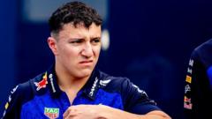 Red Bull's Hadjar to return at Azerbaijan Grand Prix