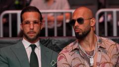 Andrew Tate and brother arrested in US after more charges laid against them in UK