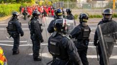 Investigation under way after disorder at football stadium