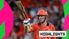 Runs and records galore as Sunrisers beat Spirit in men's Hundred
