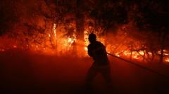 Watch: Wildfires rage across France and Spain