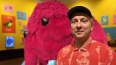 Giant pink mammoth and BBC Ceefax - Joe Lycett unveils first major solo art exhibition