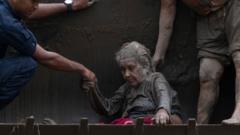 97-year-old woman rescued after Nepali floods looked like 'a warrior'