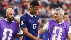 Arsenal to assess Saliba back injury with surgery an option