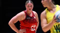 England suffer heavy netball defeat by Australia
