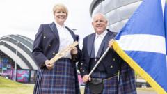 Tears and sleepless nights as Marshall and Adlington get Scotland flag honour