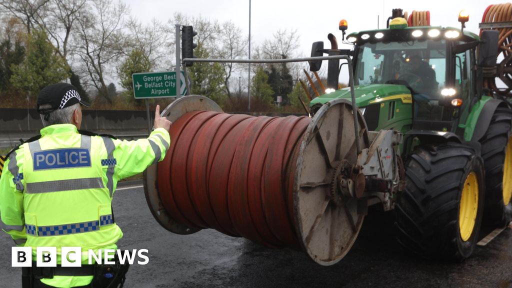 Fines issued after fuel protests across NI disrupt traffic