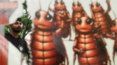 Indian police cracked down on 'cockroach' protesters. They went home and made memes about it